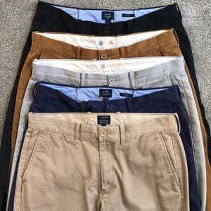Jcrew chinos 32/34 Lot of 5 pair